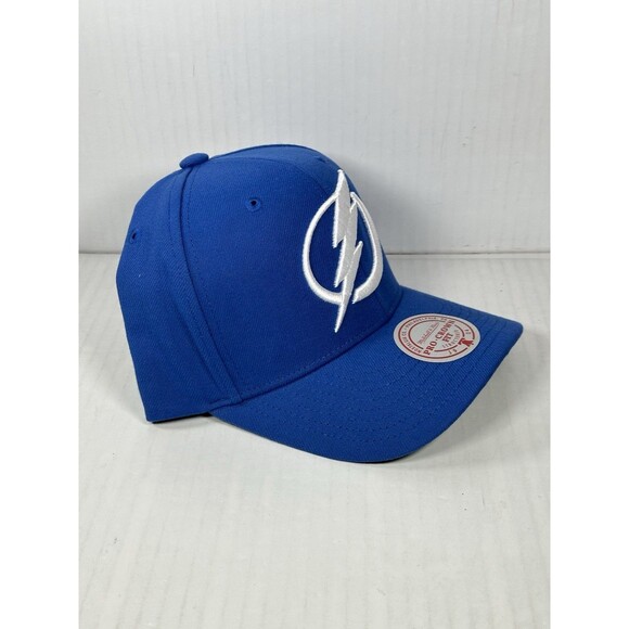 Mitchell & Ness Tampa Bay Lightning Team Ground 2.0 Pro Snapback Hat Cap NWT - Picture 3 of 5
